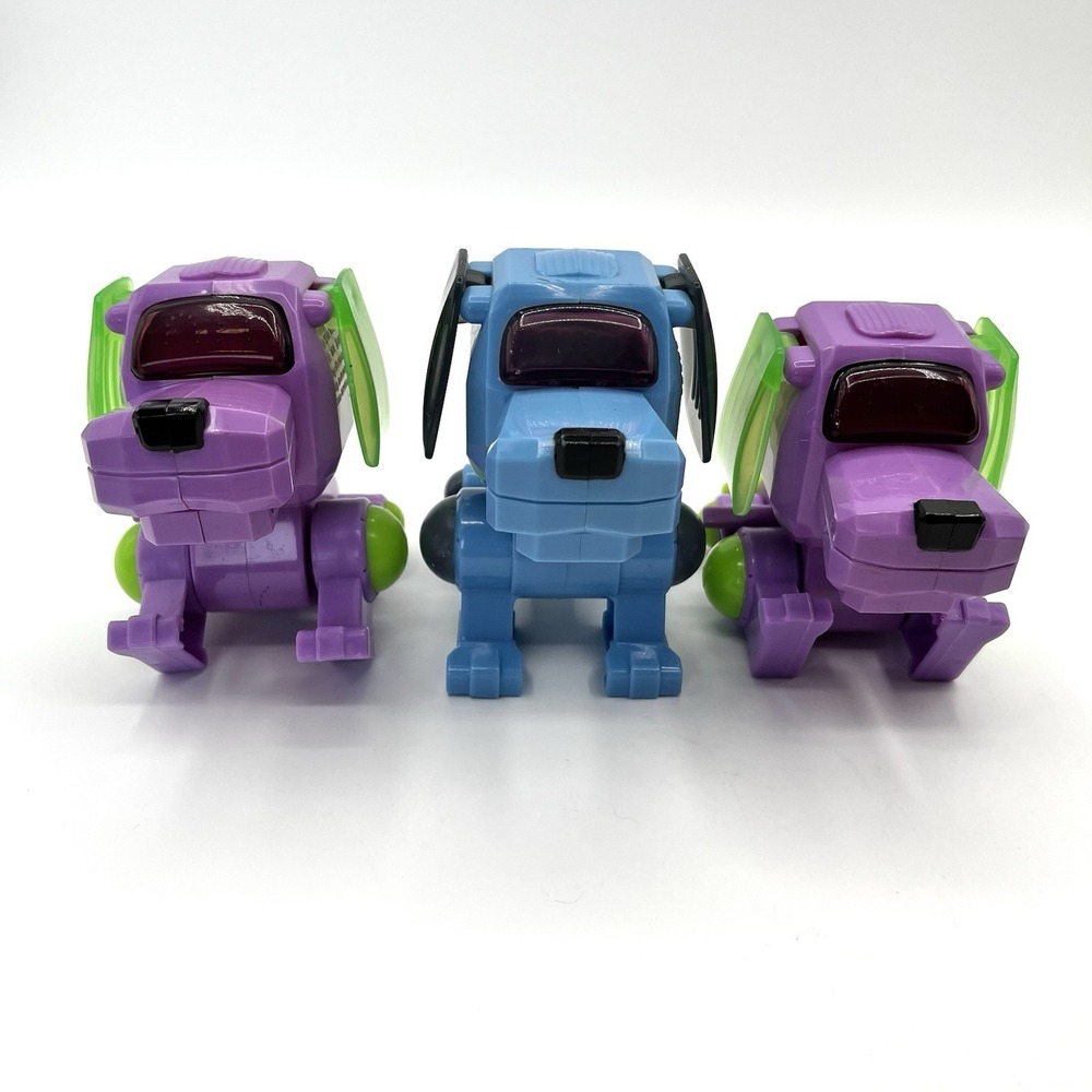 Vintage Poo Chi Sega Robo Chi Dog Fish Bird Figure 2000 McDonalds Meal Toy LOT - Picture 11 of 13